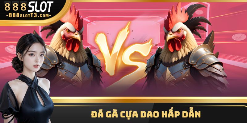 Đá gà cựa dao hấp dẫn